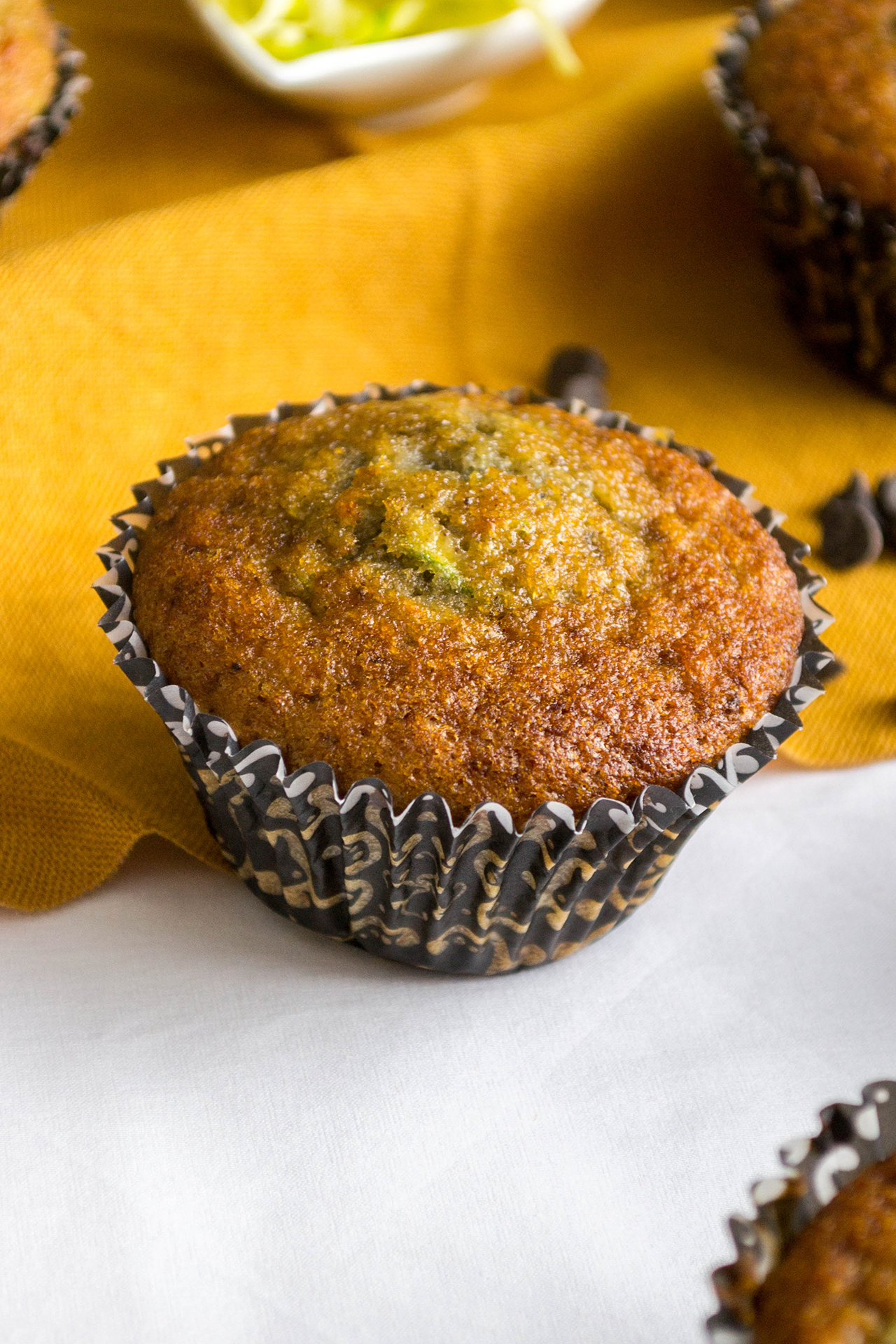  Cherry Zucchini Muffins. They’re great snacks at any time of the day!