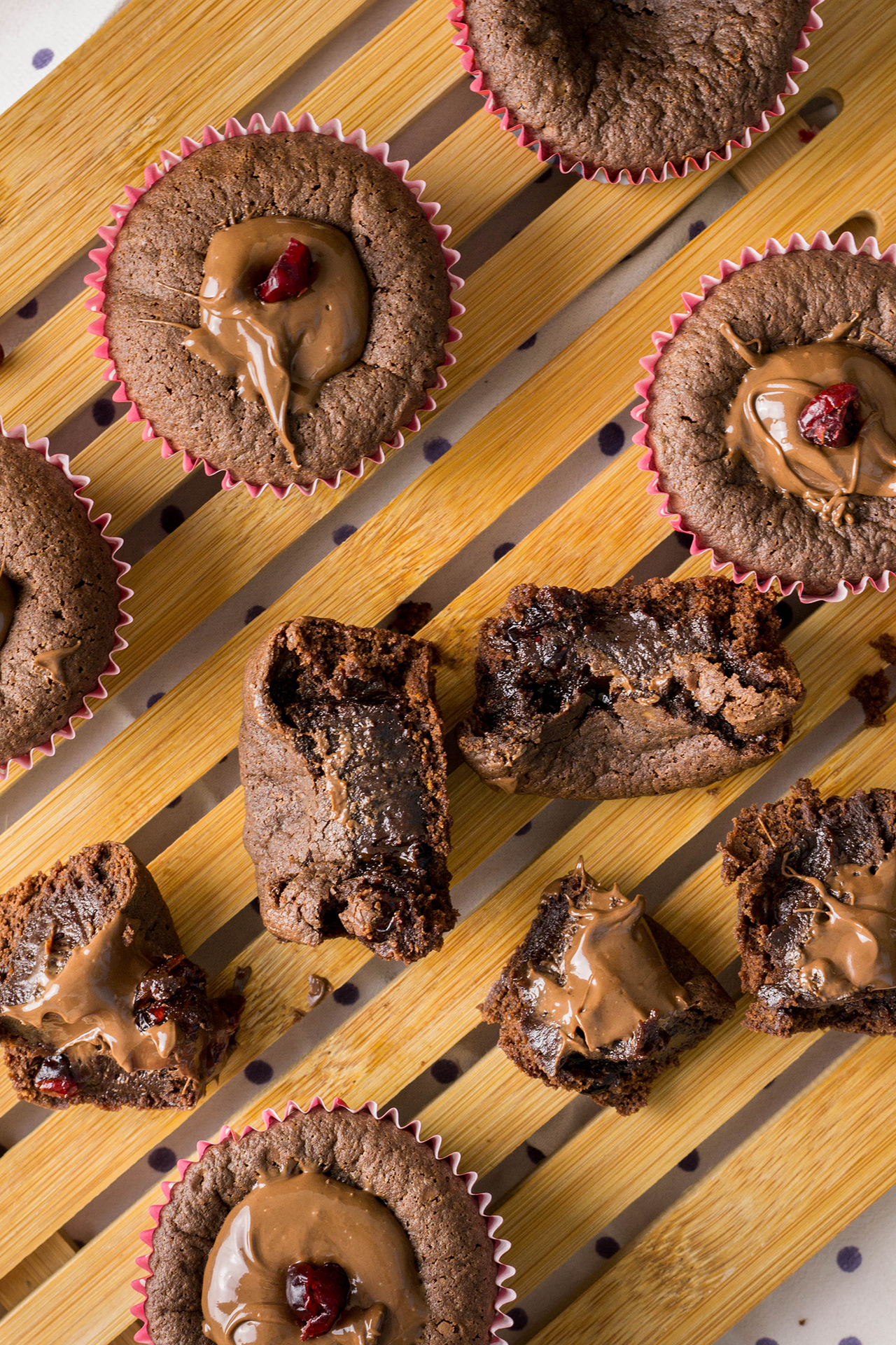 Cranberry Nutella muffins. The sweetest muffins ever!