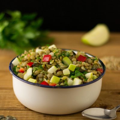 Vegan Green Lentil Salad